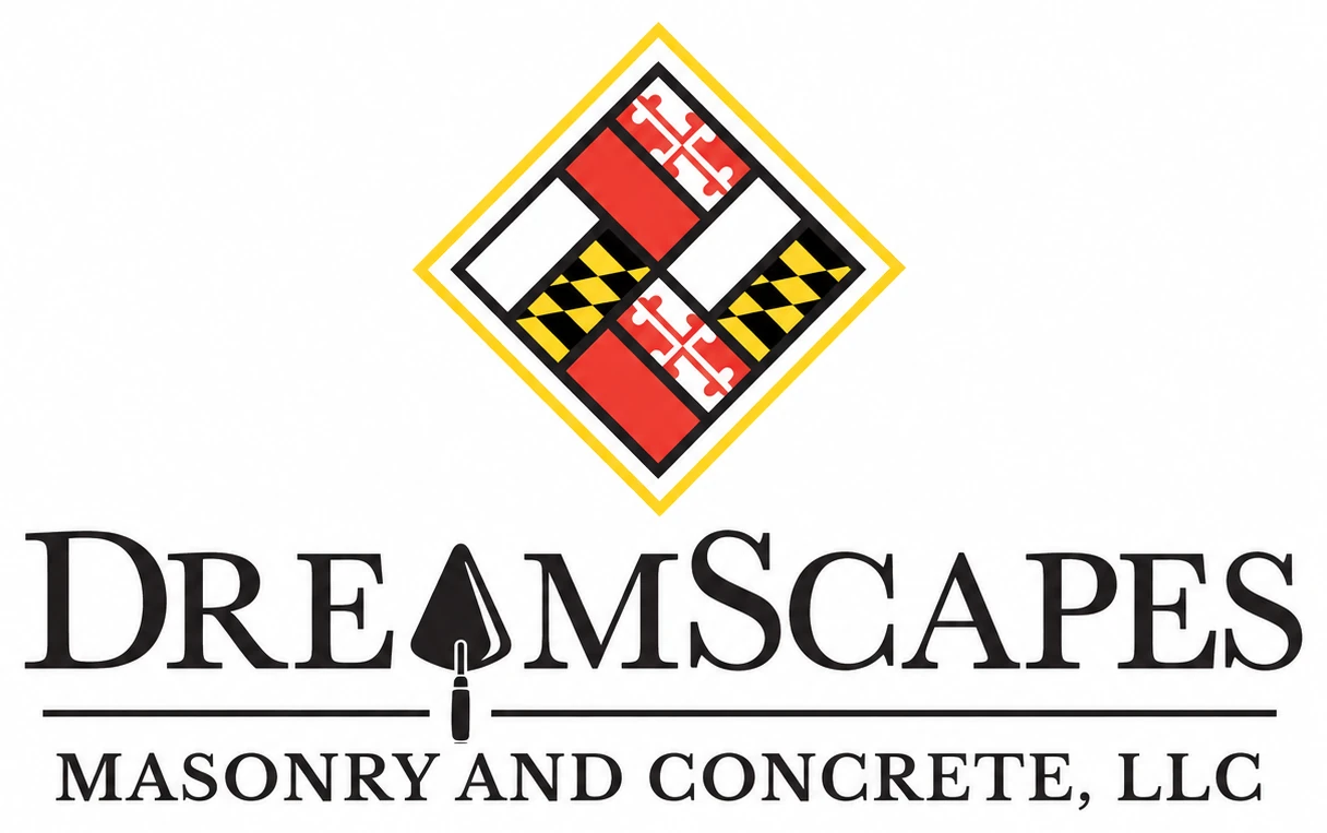 DreamScapes Masonry and Concrete, LLC, Maryland flag diamond logo