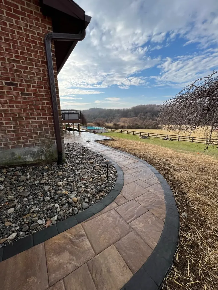 Hardscaping project by DreamScapes Masonry and Concrete in the greater Baltimore area