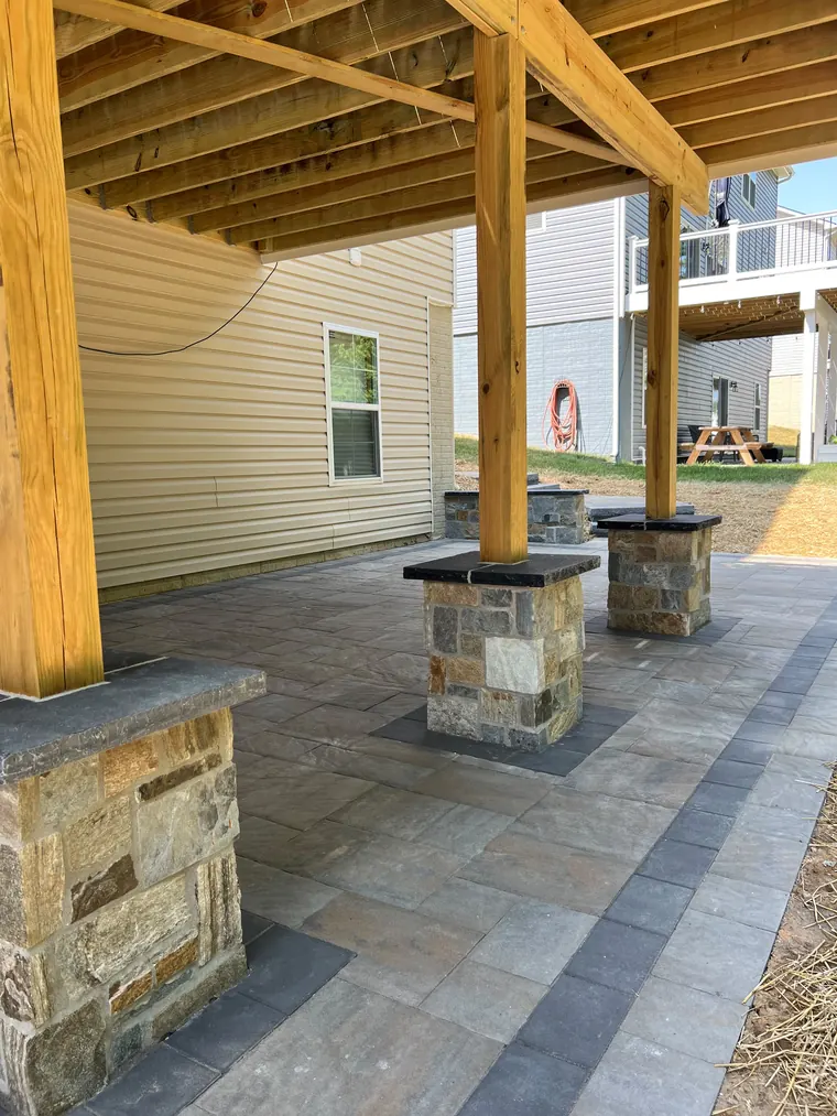 Hardscaping project by DreamScapes Masonry and Concrete in the greater Baltimore area