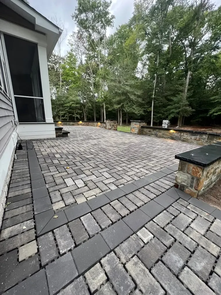 Hardscaping project by DreamScapes Masonry and Concrete in the greater Baltimore area