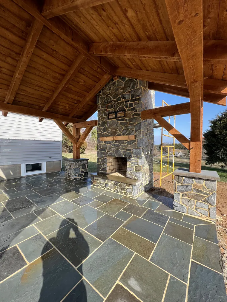 Hardscaping project by DreamScapes Masonry and Concrete in the greater Baltimore area