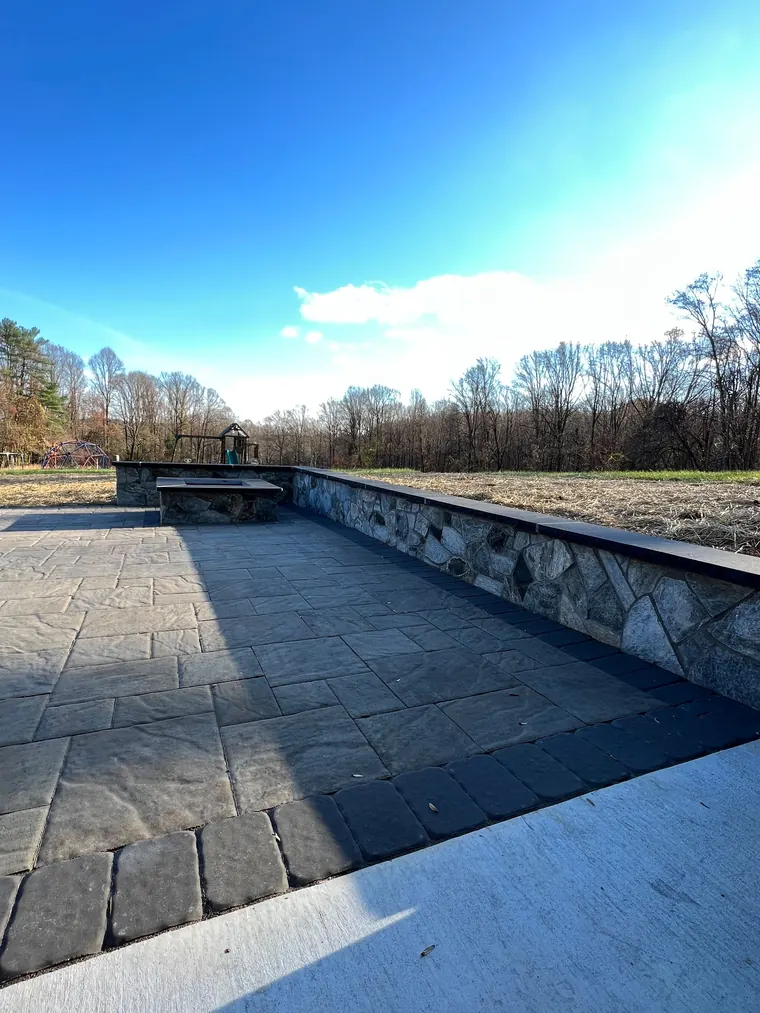 Hardscaping project by DreamScapes Masonry and Concrete in the greater Baltimore area